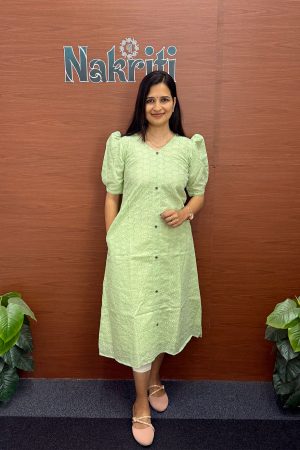Hakoba pure cotton kurti with pocket (SALE)