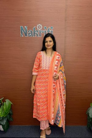 Cotton salwar set (3pc set) (SALE)