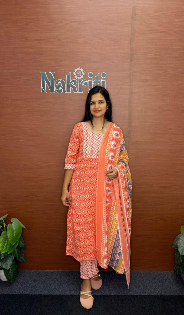 Cotton salwar set (3pc set) (SALE)