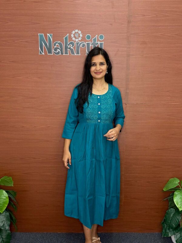 Feeding designer frock