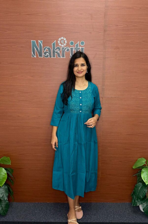 Feeding designer frock