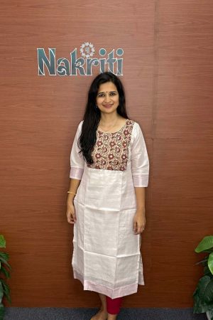 Tissue silk kurti