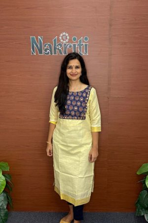 Onam tissue silk kurti