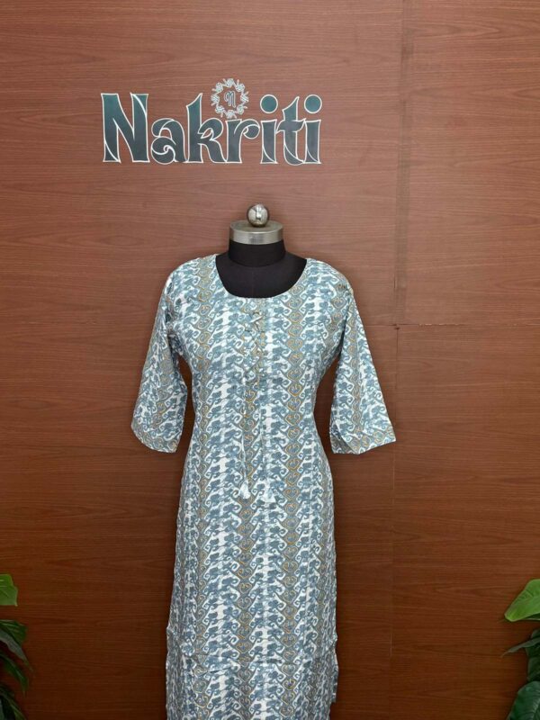 N745-2 Casual cotton kurti