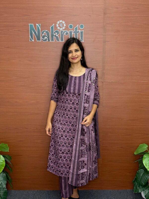 Casual cotton salwar set (3pc set)