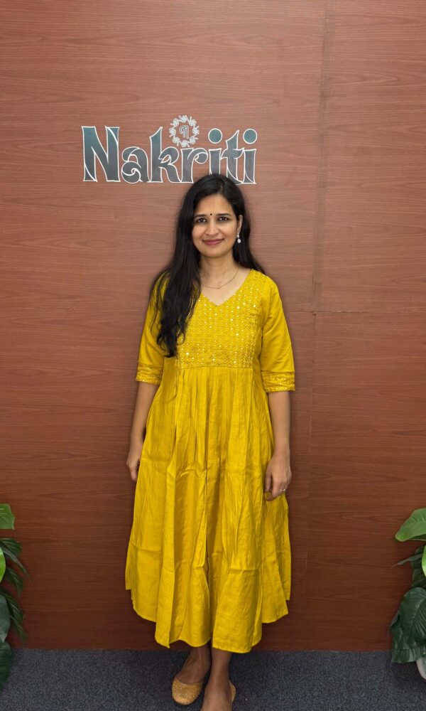 N776-1 Soft silk designer kurti