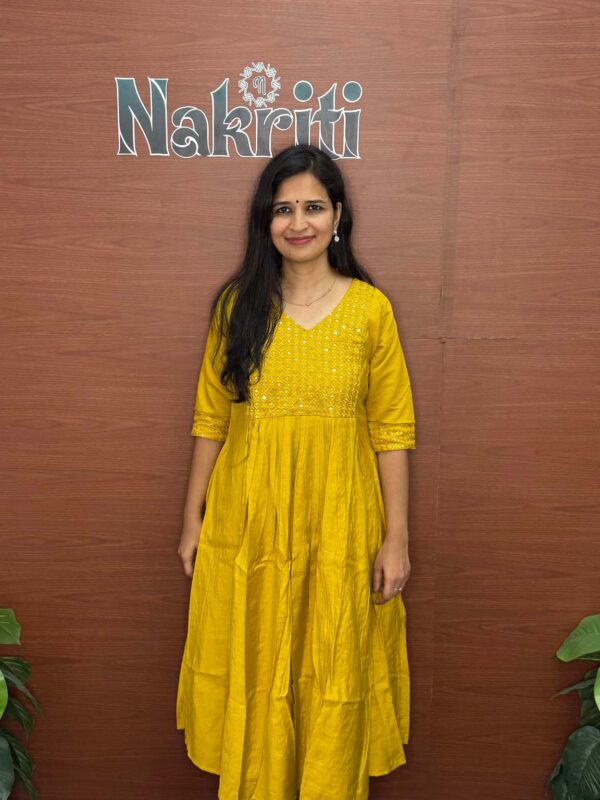 Soft silk designer kurti