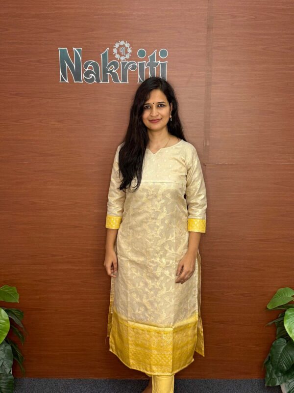 Banarasi brocade silk kurti