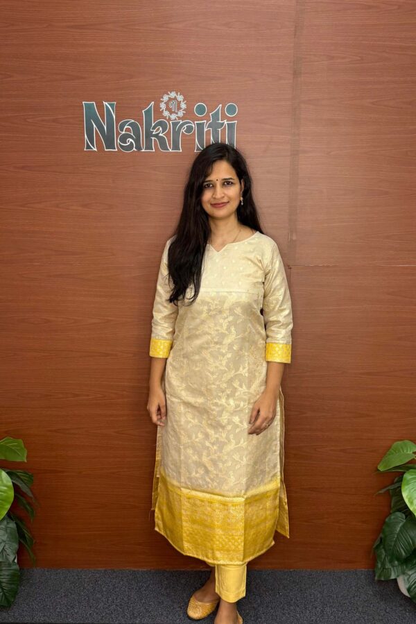 Banarasi brocade silk kurti