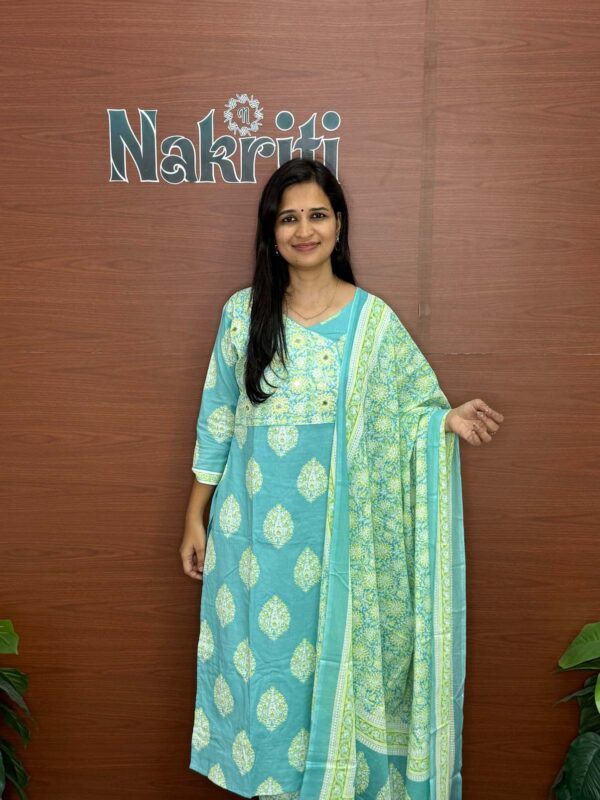 N792-1 Cotton salwar set (3pc set)