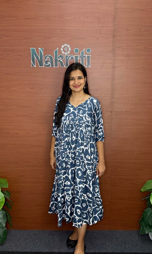 Delta crush a-Line printed kurti