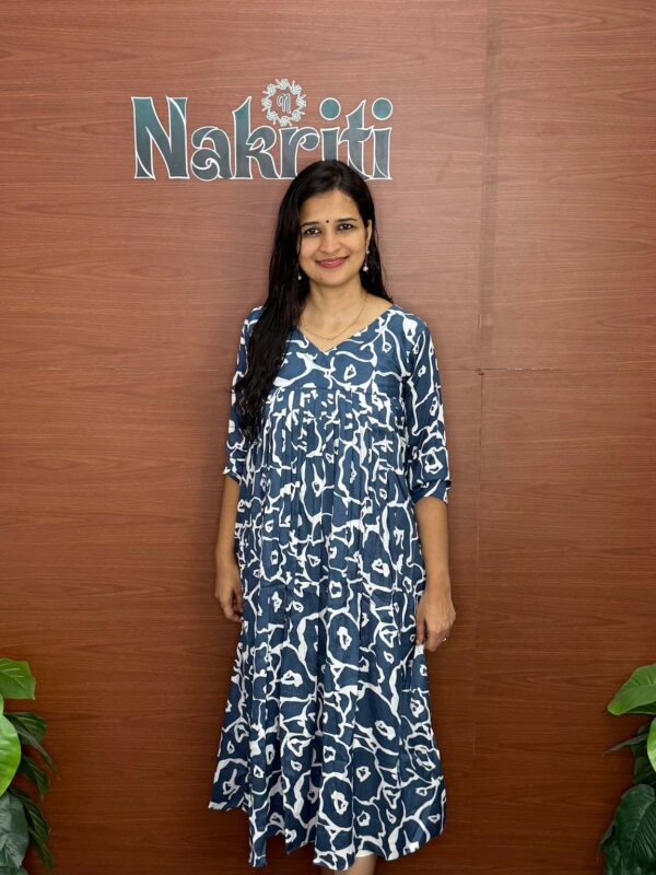 Delta crush a-Line printed kurti