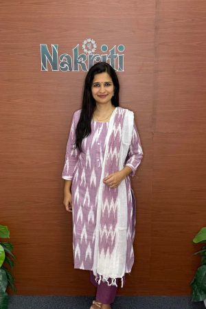 Ikat cotton salwar set (3pc set)