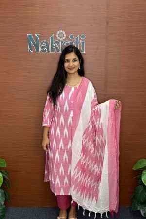 Ikat cotton salwar set (3pc set)