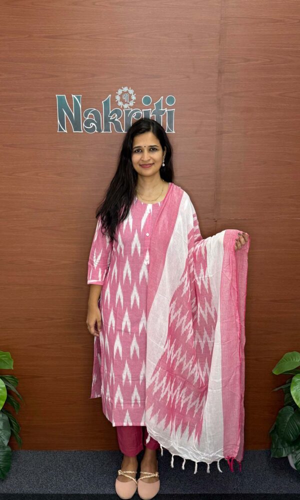 Ikat cotton salwar set (3pc set)
