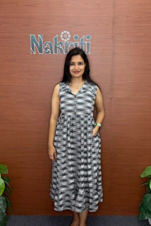 Printed cotton frock