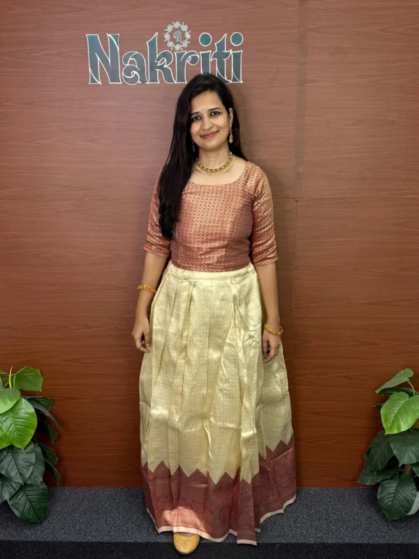Onam special skirt & top Set