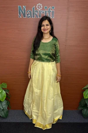 Onam special skirt & top Set