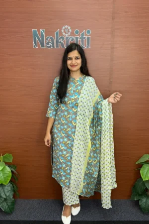 Cotton salwar set (3pc set)