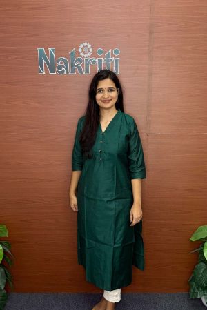 Silk cotton kurti