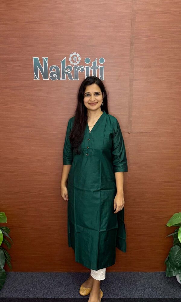 Silk cotton kurti
