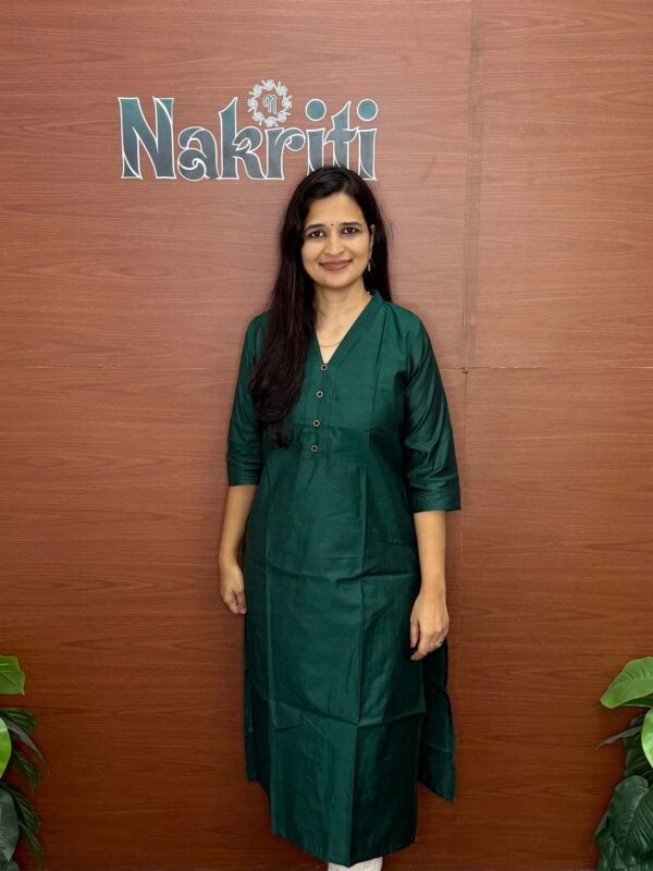 Silk cotton kurti