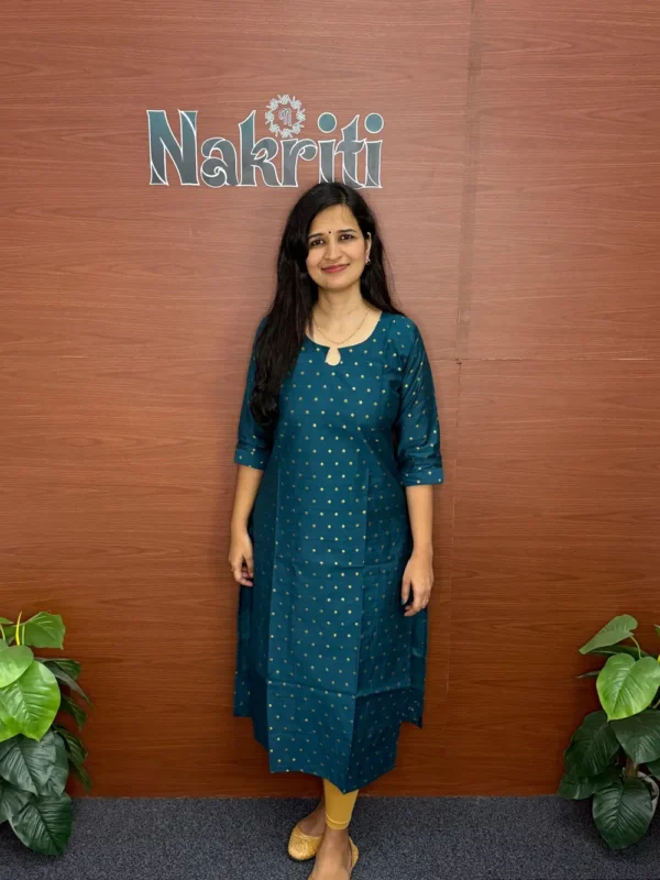 Silk cotton kurti