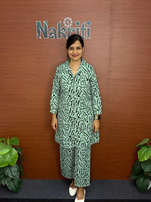 N639 Animal print co-ord set