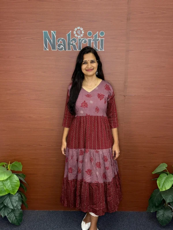 Printed feeding frock