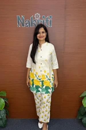 Stylish flex cotton co-ord set