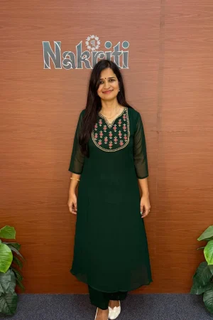 Georgette designer co-ord set