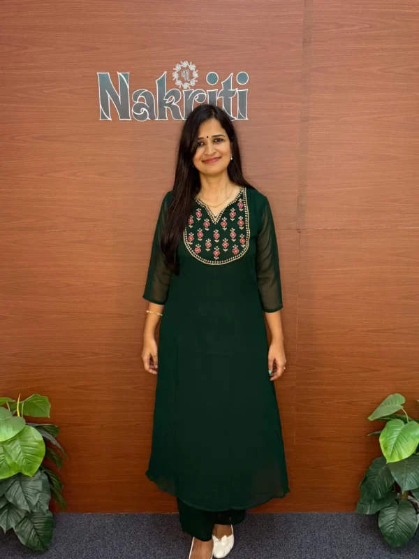 N934-1 Georgette designer co-ord set