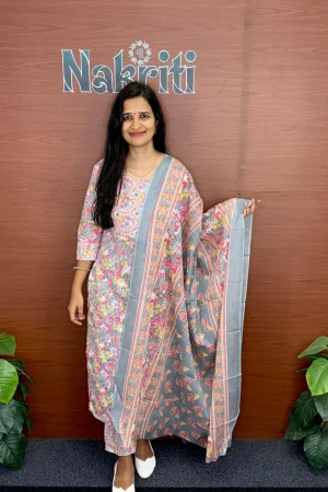 Cotton designer salwar set (3pc set)