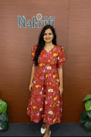 Pure Cotton A-Line Kurti