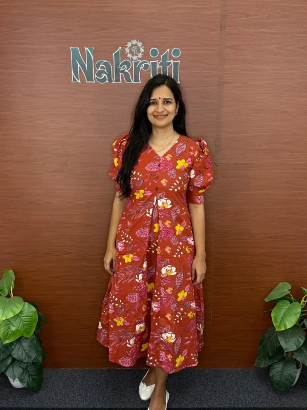 Pure Cotton A-Line Kurti