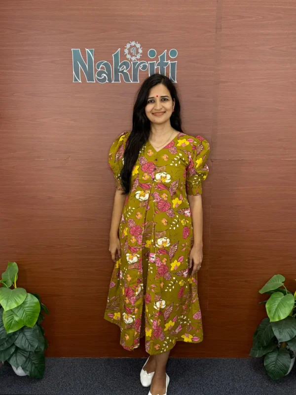 Pure Cotton A-Line Kurti