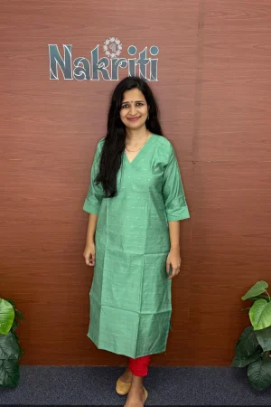 Silk cotton kurti