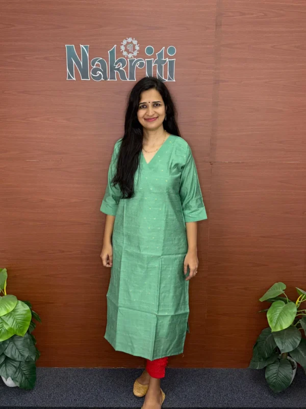 Silk cotton kurti