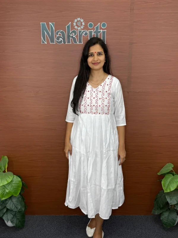 N1088 Designer A-line kurti