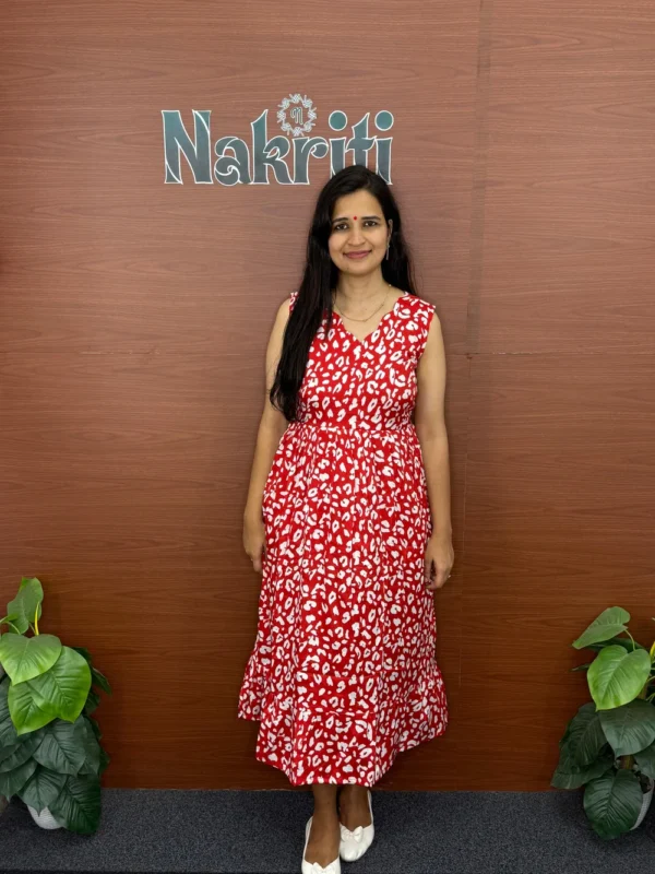 Crush georgette frock