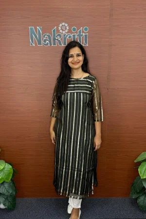 Organza silk kurti