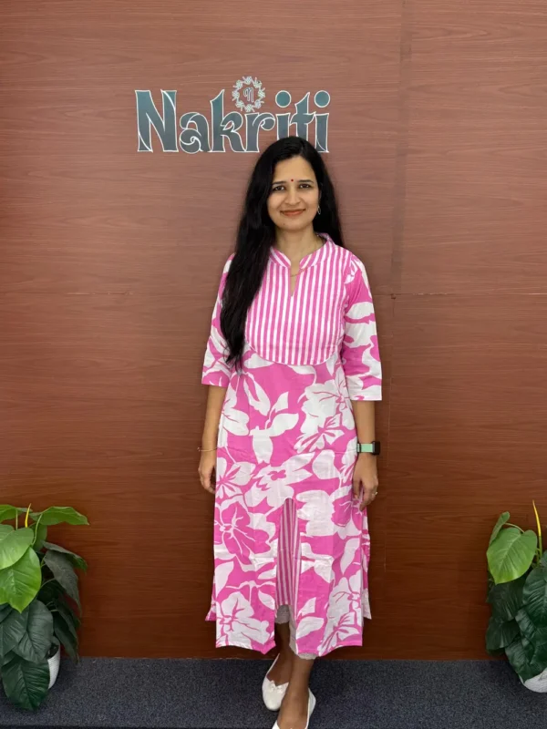 N1071-7 Casual cotton kurti