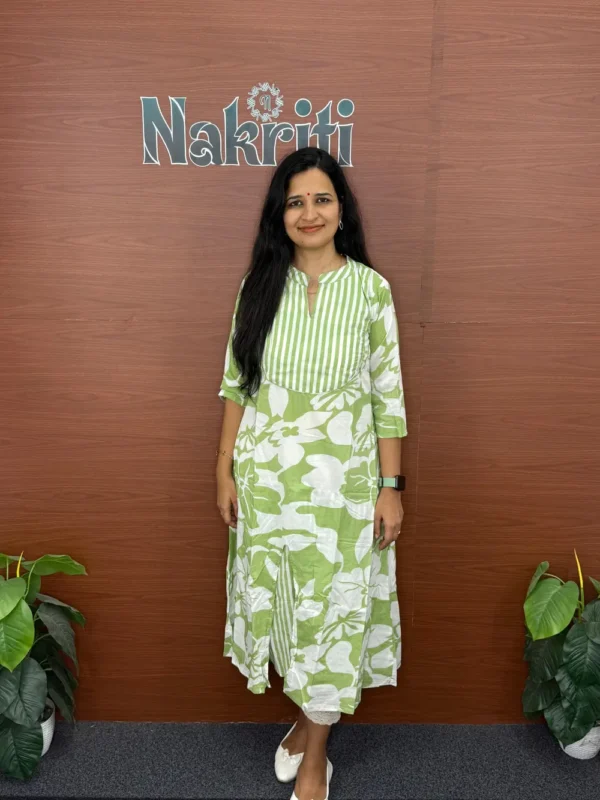N1071-8 Casual cotton kurti