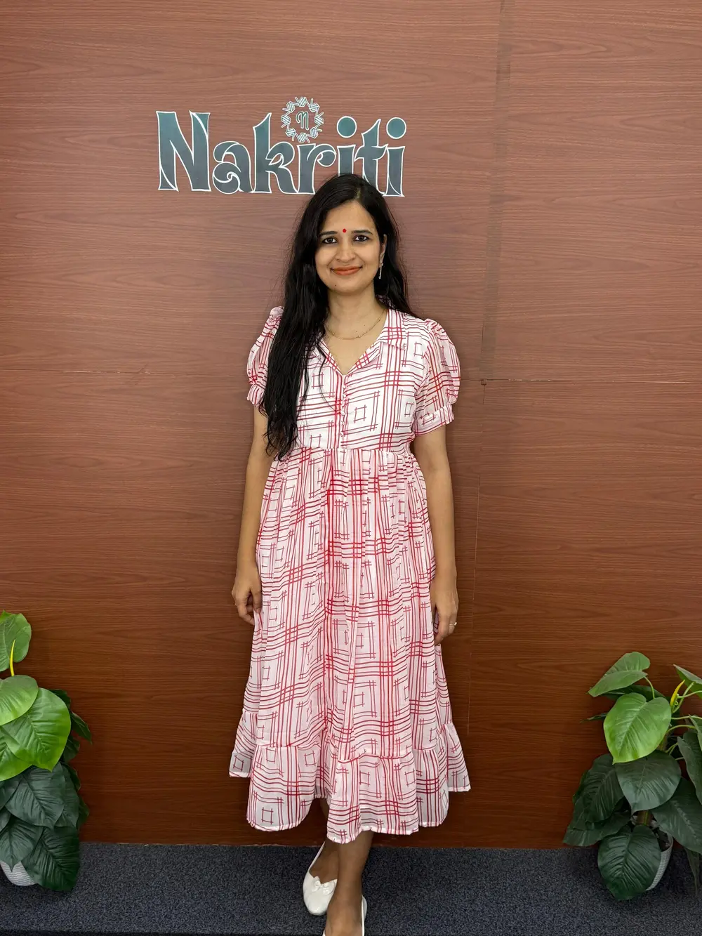 Xmas special georgette frock