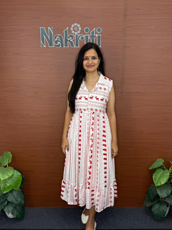 Crush georgette frock