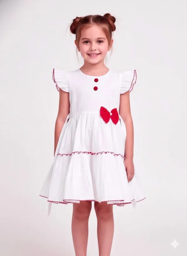 N1102-1 Kid's cotton frock