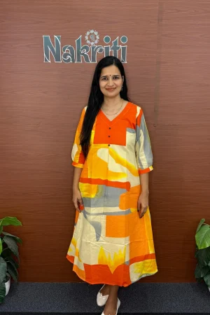Pure Cotton A-Line Kurti