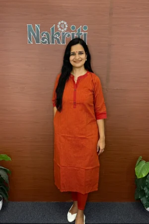 Handloom cotton kurti