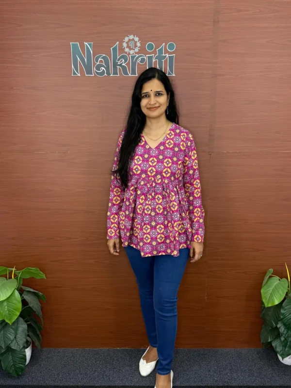 Alia Cut Flared Short Kurti