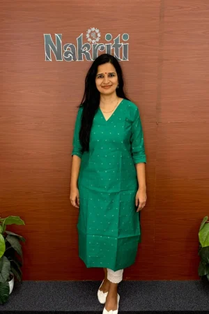 Silk cotton kurti